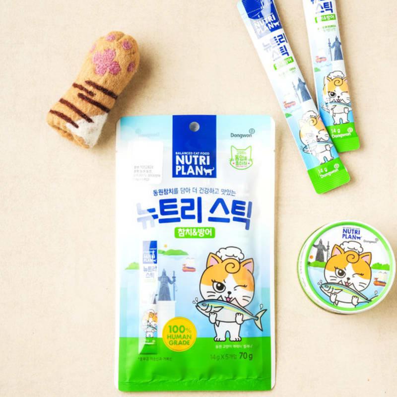 [Pet] Dongwon Nutristic Tongyeong Tuna & Yellowtail 14 G 5 Packs