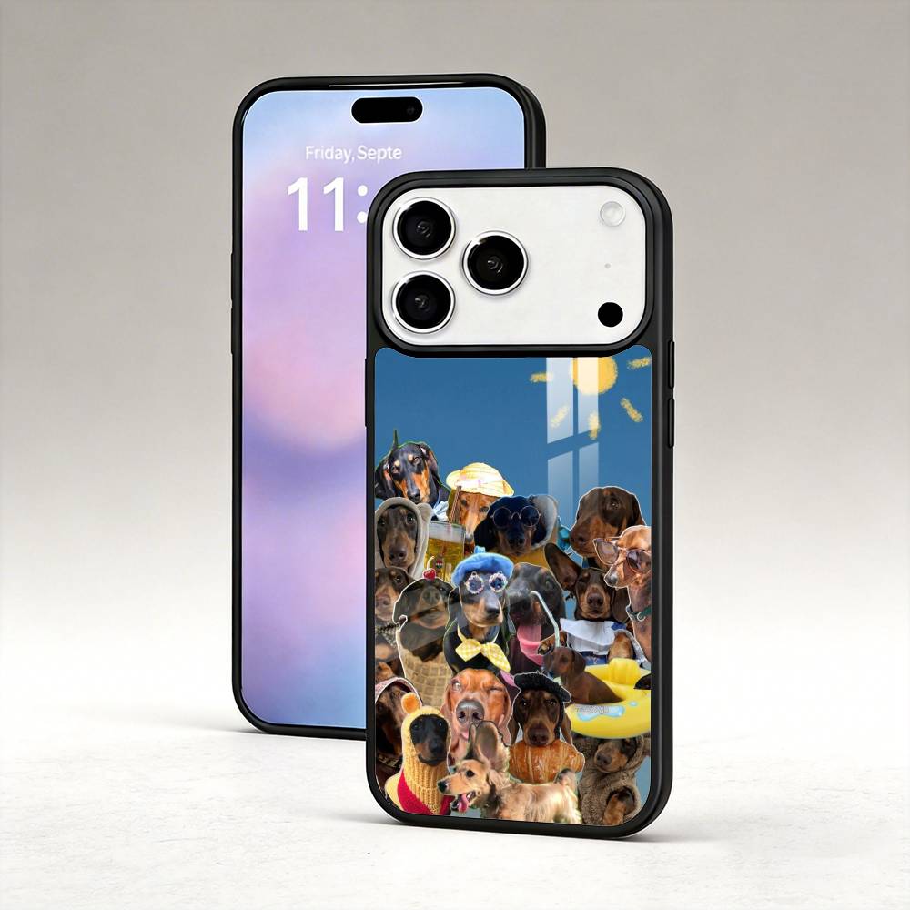 Dachshund Sausage Dog Phone Case Magnetic For iPhone17 16 15 14 13 12 Pro Max For Magsafe Wireless Charging Cover