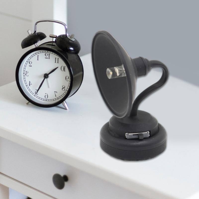 1/12 Scale Dollhouses Black Sconce Miniature Furniture Pretend Play for Kids Doll House Furniture Model for Dollhouses