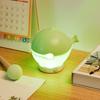 Wooden Fish Night Light Cute LED Lamp Nursery Nightlight for Kids Rechargeable Bedside Touch Lamp Fun Stress-Relieving Toy And Home Decor