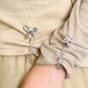 Zinc Zinc Alloy Magnetic Fixed Button Multi-Function Leg Cuff Fixing Pin Hem Cuff  Fixing Trouser Legs