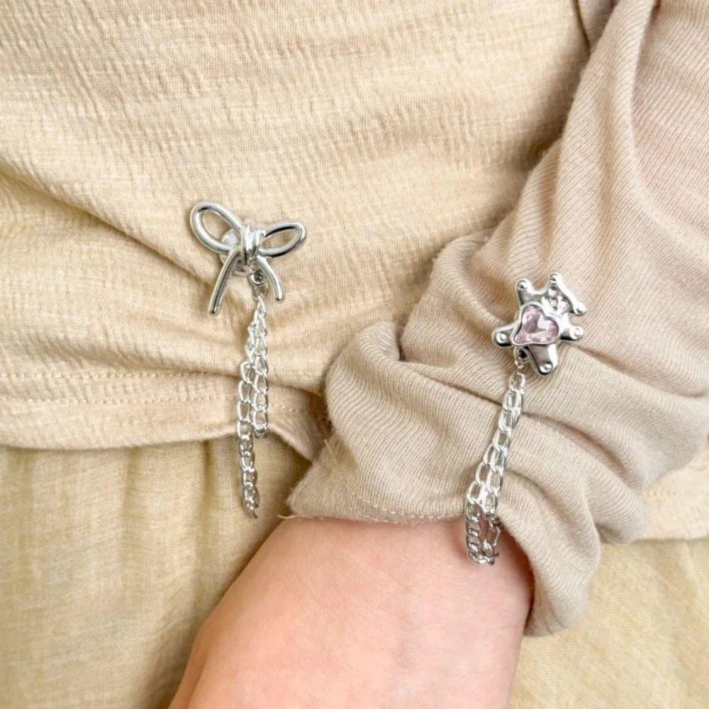 Zinc Zinc Alloy Magnetic Fixed Button Multi-Function Leg Cuff Fixing Pin Hem Cuff Fixing Trouser Legs