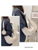 2025 Autumn Solid Color Lightweight Women's Oxford Crossbody Backpack - Large Capacity Zipper Shoulder Bag
