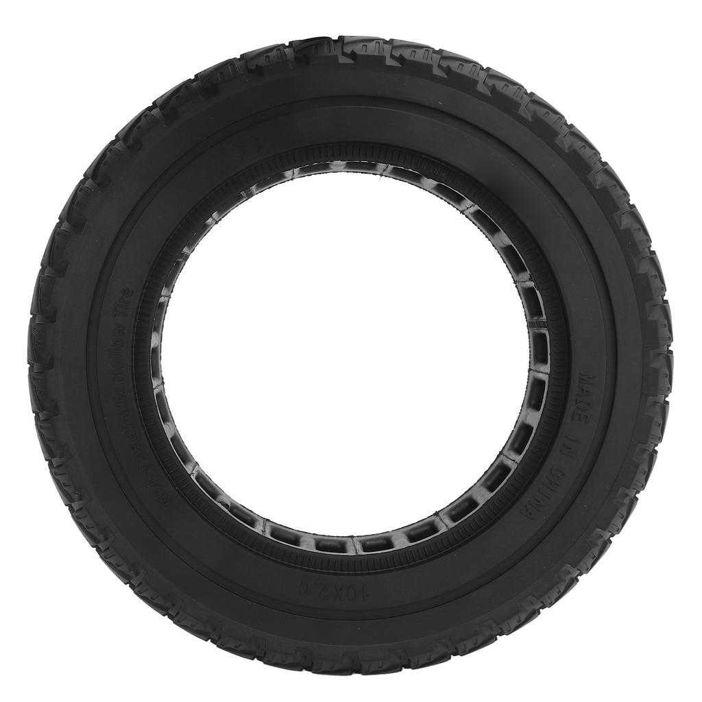 Electric Scooter Solid Tire 10X2.0 Inch Rubber Anti Slip Explosion Proof Off Road Honeycomb Solid Wheel Replacement for