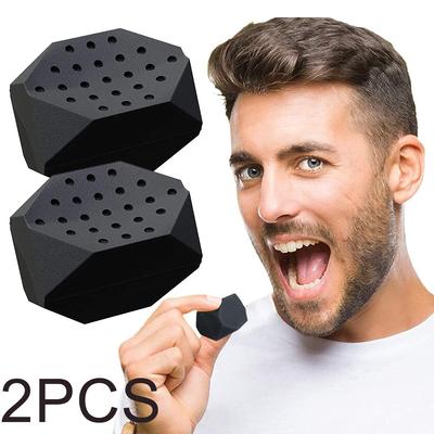 2pcs 50/60Lbs Jaw Exerciser Redefine Jawline Trainer Double Chin Jawliner Facial Chew Bite Muscle Anti-stress Face Fitness Ball
