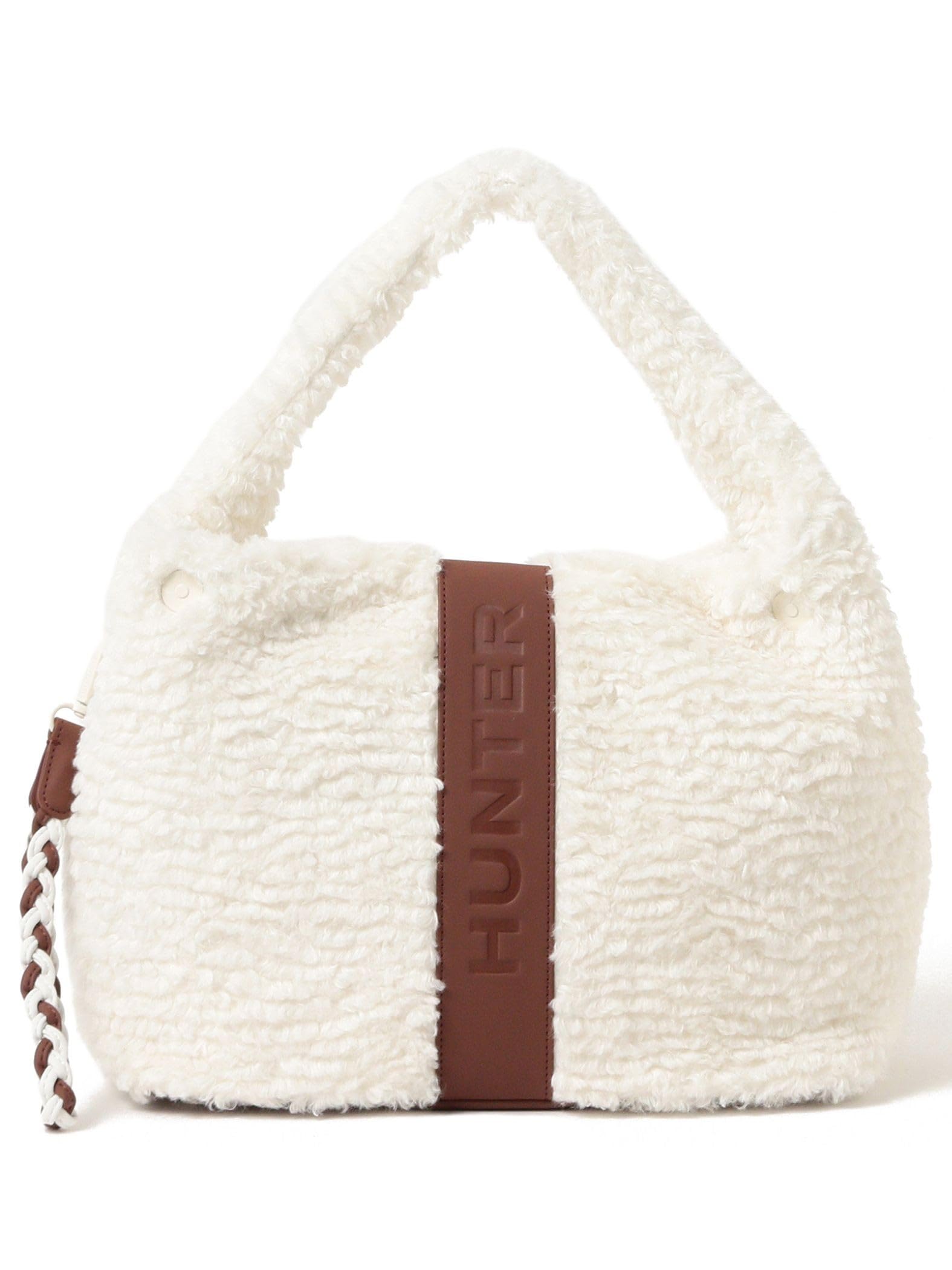 

[Ray Beams] Canvas Bag [WEB Exclusive] HUNTER Boucle Midi Tote Bag, Women s, NTR, One Size