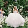 Bride Gown Petticoat with 3 Hoops Support Elastic Waist Band Tulle Underskirt for Wedding Dress and Evening Gowns