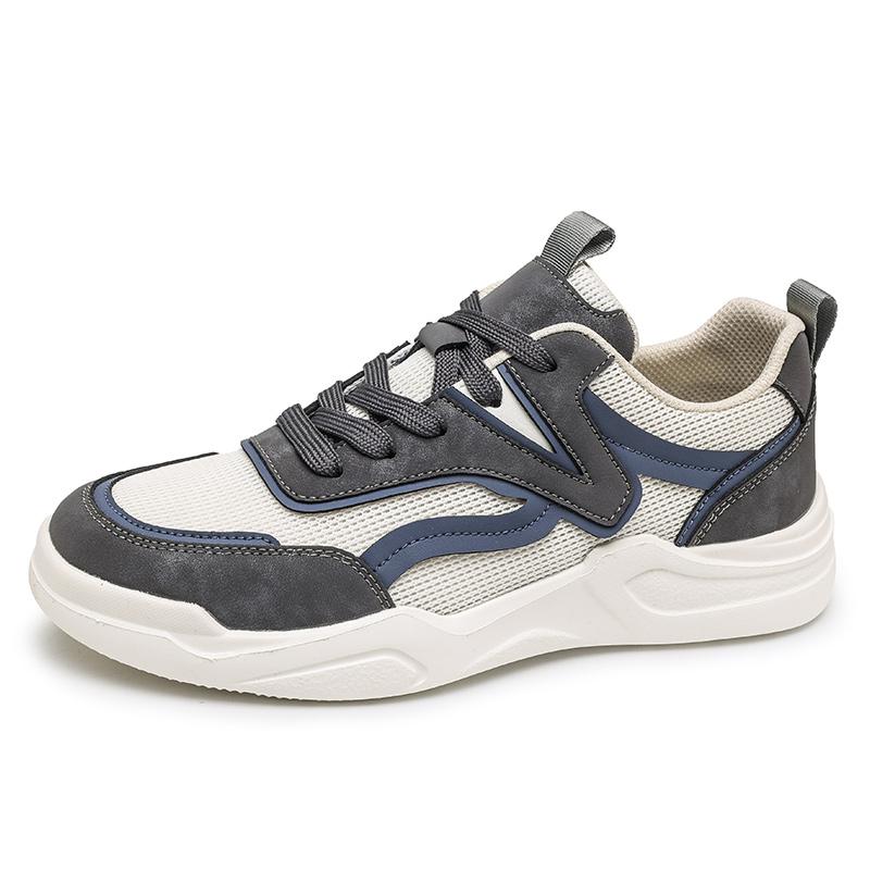 Comfy Premium Qualit Breathable Mesh Sports Casual Shoes Suitable Spring/Summer Antiskid Lace - Up Sneakers Men's Walking Shoes