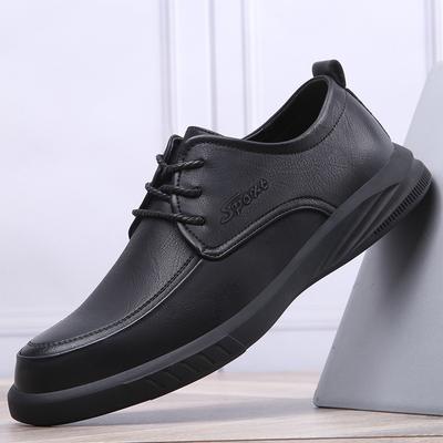Direktverkauf ab Werk 2025 neue Herbst Herrenschuhe atmungsaktives Leder Business Trend lässige Lederschuhe Herren Koreanische Version Einzelschuhe
