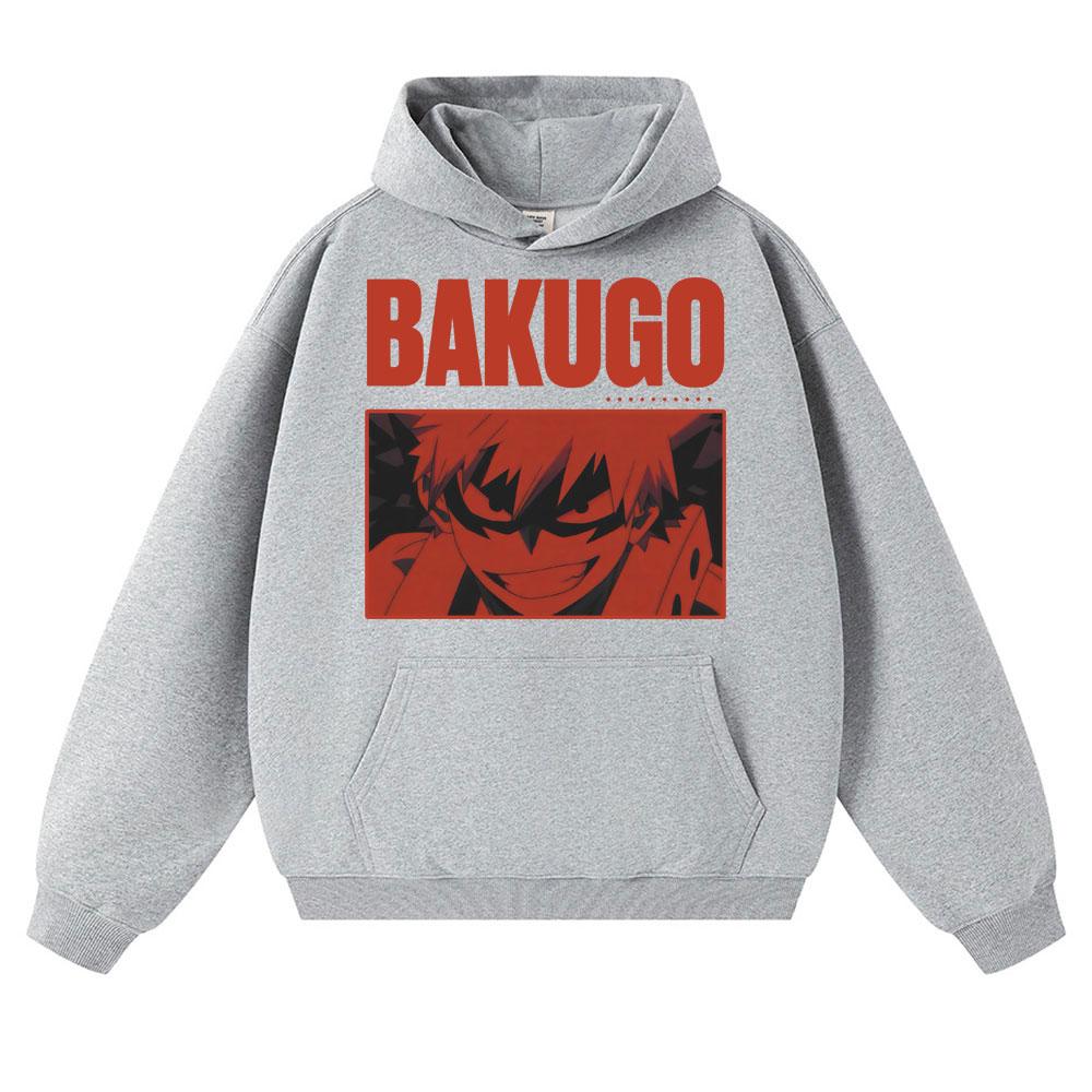 Anime My Hero Academia Katsuki Bakugo Hoodie Hip Hop Retro Harajuku Manga Sweatshirt Men Women Pullover