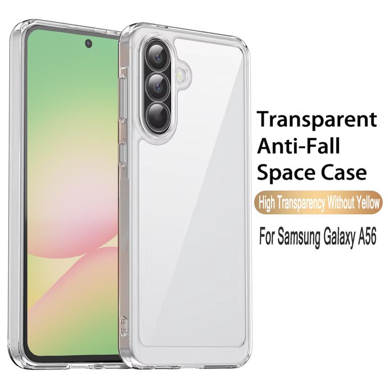 

Transparent Shockproof Phone Case For Samsung A56 A19 A36 A55 A35 A25 A15 A54 A34 A14 A53 A73 A33 A52S A17 Soft Protection Cover Galaxy A35 5G