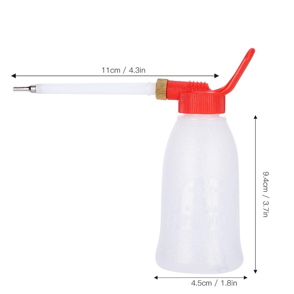 5pcs 200ml Capacity Nozzle Oiler Long Tip Nozzle Precision Oil Injector Plastic 4.5cm Diameter Pump Oiler Machinery Factories