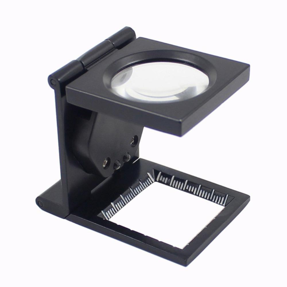 Foldable Folding Magnifier LED Lights Magnifying Glass Reading Aid Linen Tester  Jewellery Loupe