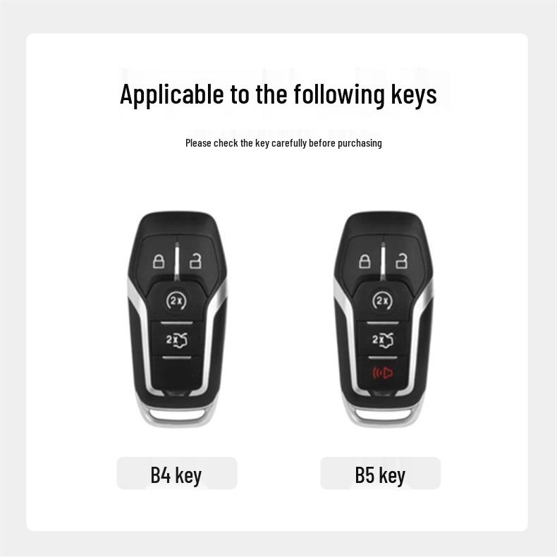 Ford Mustang Key Case Metal Shell for 2015-17 Models