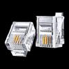 RJ11 6P2C Telephone Connector Plugs (100-Pack)