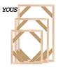 Painting Stretcher Frame Wood Frame, Easy to Install Wooden Strips DIY Self Assembly Kit, Stretched Bar Decorative Display Holder for Oil And Wall