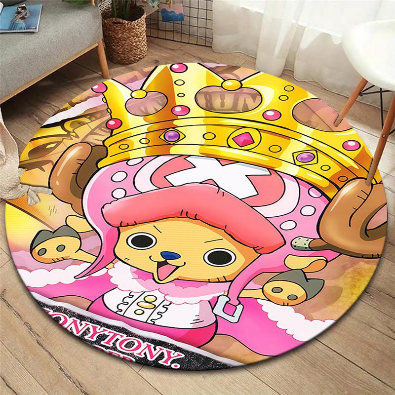 One Piece Tony Tony Chopper Ronde Vloerkleed Tapijt Kleed Voor Woonkamer Slaapkamer Bank Speelkamer Decoratie Antislip Vloermat