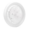 Ceiling Fan with Light White Outer Ring APP Remote Control Timer Flush Mount 360 degrees  Oscillating Stepless Dimming