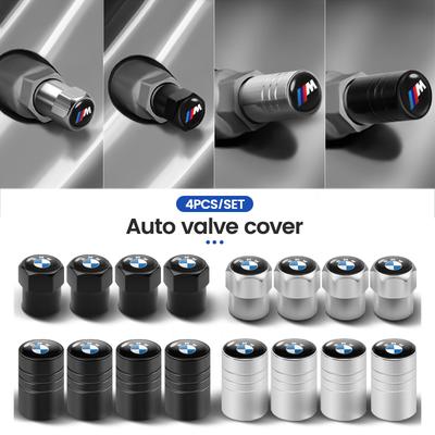4pcs Car Metal Logo Wheel Stem Air Valve Caps Tire Dust Cover For BMW E36 E39 E46 E60 E90 E90 F10 F30 G20 G21 G30 G11 F15 X5 X6