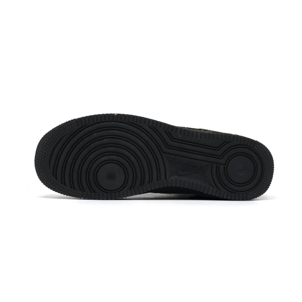 Nike Air Force 1 Black Forbidden Zone Leather Abrasion Resistant Slip Resistant Low top Skateboard Shoes Unisex CW2288-001(Team997-)