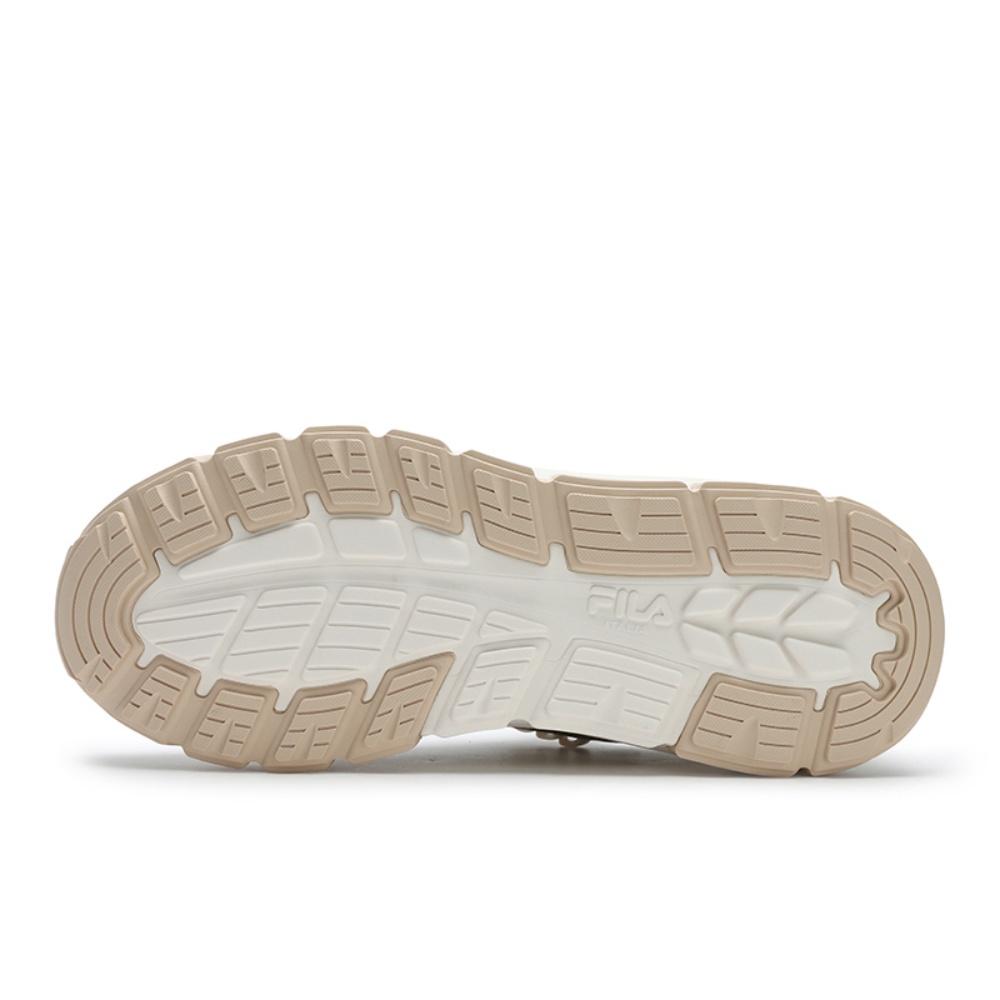 FILA Vanguard Series Ribbon Badge Fashion Trend Casual Versatile Low-Top Running Shoes Women sneaker Cream Brown F12W523107FGW