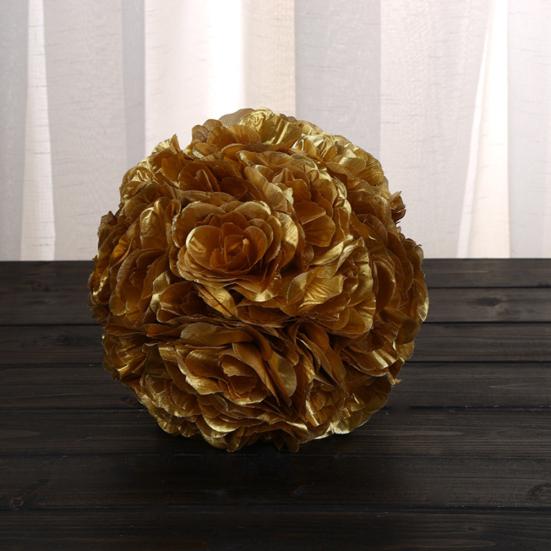 7inch Artificial Rose Silk Flower Kissing Ball Wedding Party Mall DIY Decoration