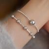 Broken silver pearls, full of stars, stacked bracelets, simple temperament, niche design, advanced sense, cold style women's style