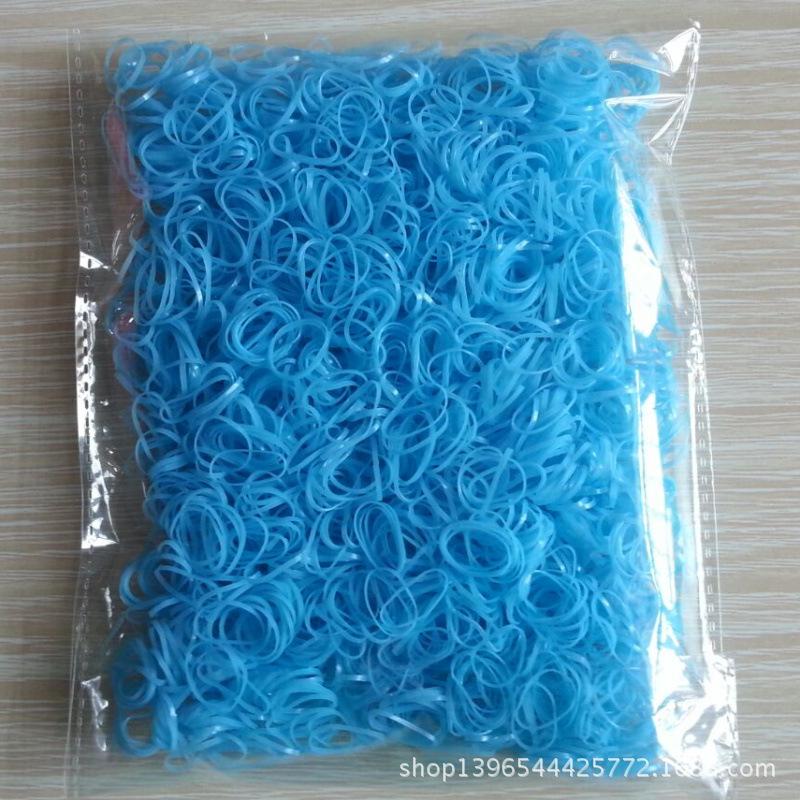 Candy Color Baby Rubber Bands, Small Size, Disposable Hair Ties, 3000 pcs/bag