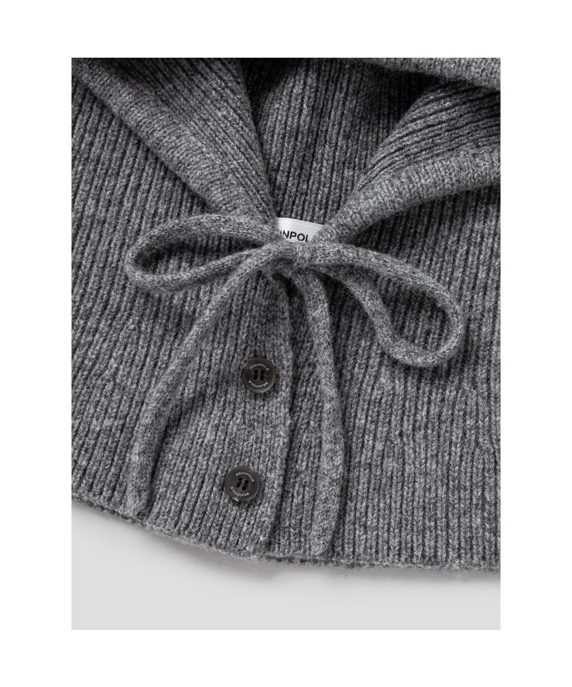 Binpolaegseseoli Wool Flare Balaclava - Grey