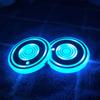 2 Stücke 7 Farben Auto Led Getränkehalter Lichtmatten Auto Untersetzer Flasche Atmosphäre Licht Konstellation Hintergrundbeleuchtung Led Getränkehalter