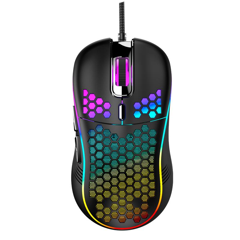 Hollow Gaming Mouse Optical Ergonomics Wired Mouse 7200DPI 6 Buttons Mouse USB Wired Mouse For Computer Office Mice For