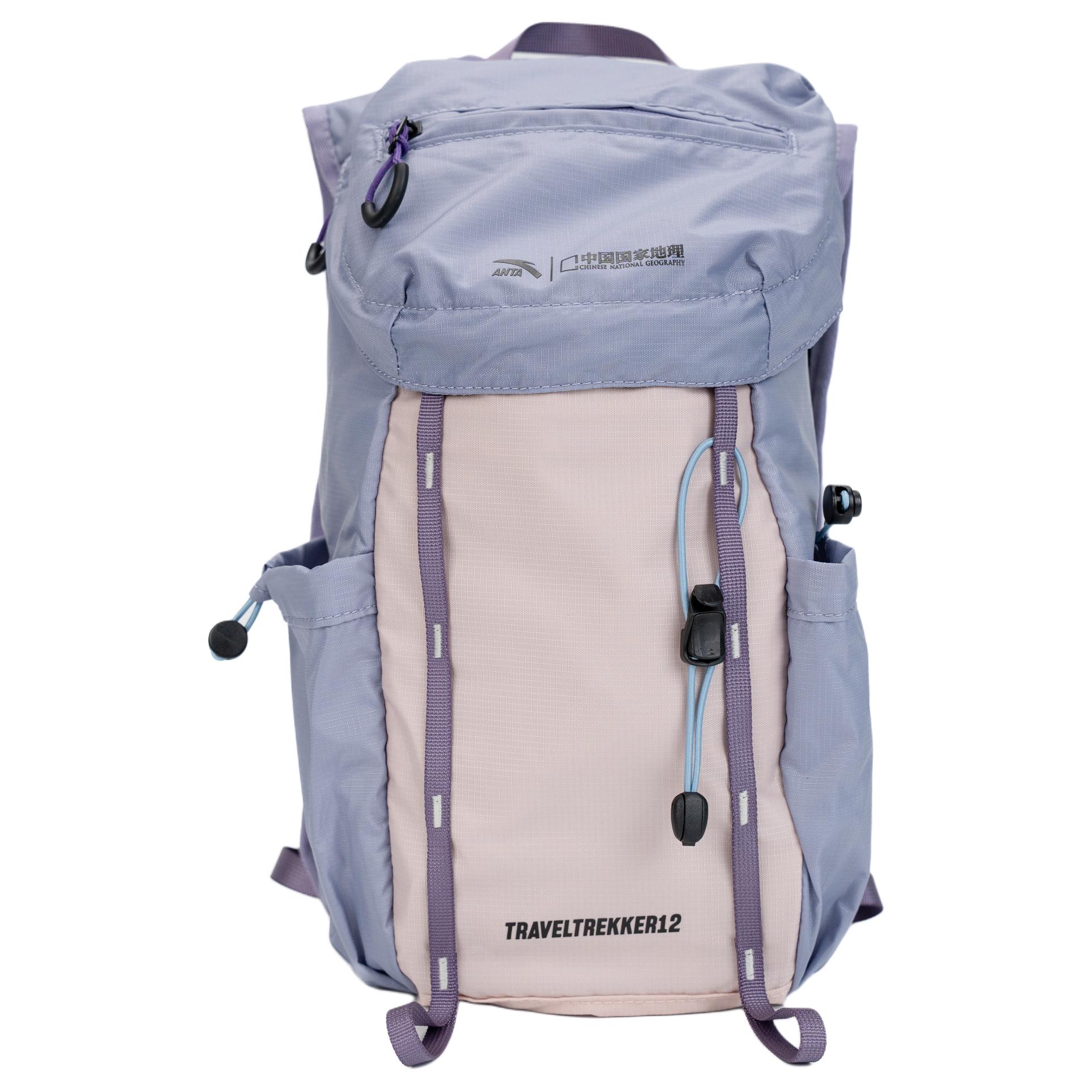 Anta TT12 Series Lightweight Outdoor Backpack Nylon Backpack Unisex Backpack Purple 192626164-6 Bellflower Purple
