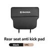 VIJT4 Leather Car Seat Back Anti Child Kick Pad Protector Mat Anti-Dirty Pad Storage Bag For Skoda Fabia Kodiaq Kamiq Superb Yeti