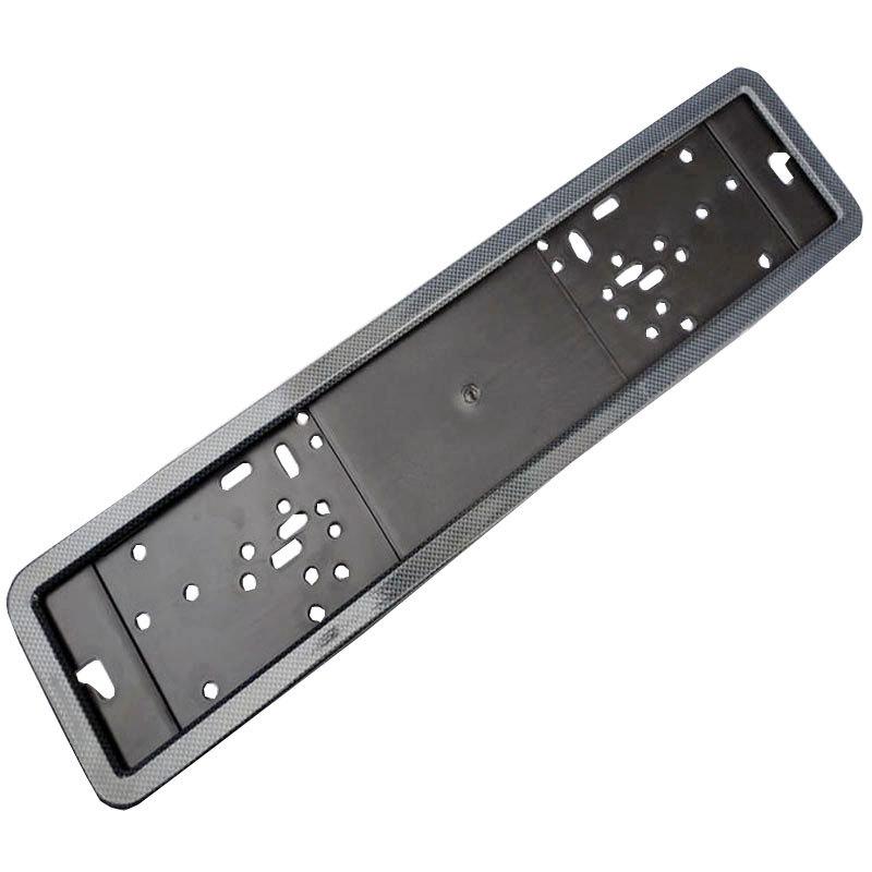 1 Pcs Car License Plate Frame Metal And Plastic Frame Car License Plate Holder Number Plate Holder Fit Eu