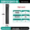CNC SER2020K16 2525M22 External Threading Tool Holder - Shock-Resistant Lathe Tool for External Diameter Clamping