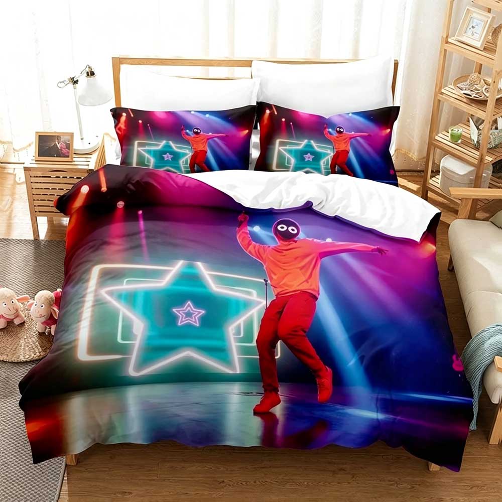 Nuovo Boywithuke TOXIC IDGAF Capisci Set Biancheria da Letto Singolo Gemello Matrimoniale Queen King Size Set Letto Adulto Bambino Camera da Letto 3D Anime Lenzuolo