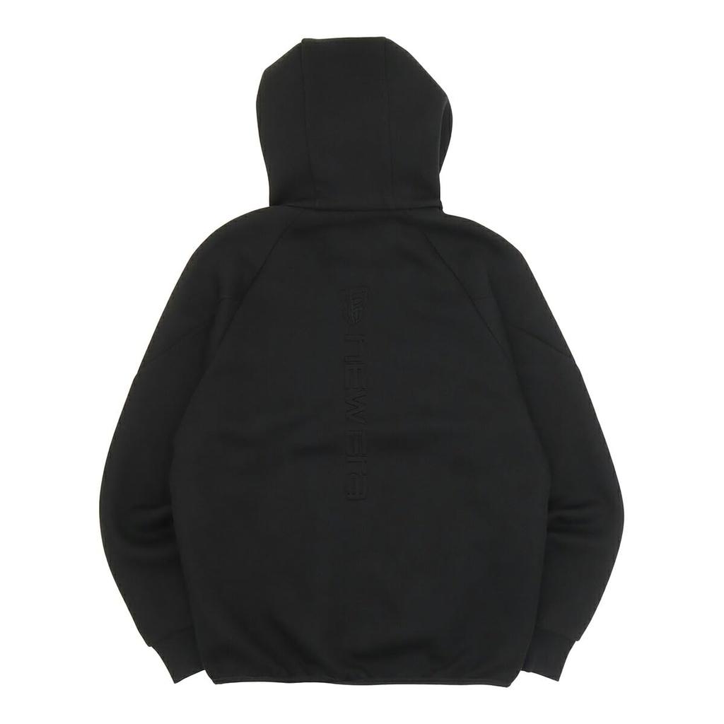 NEW ERA Golf Tech Sweat FullZip Hoodie Embossed Logo Round Coordination Size L Black 15129443 NER37G9137