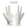 Breathable Ice Silk Billiard Gloves, Non-Slip, Elastic, Half-Finger Design for Men & Women, Single Left Hand.