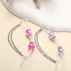 1 Pair Adjustable Fake Nipple Rings No-Pierce Acrylic Nipple Rings With Glitter Beads Perfect For Party
