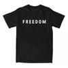 Svoboda Charlie Kirk Tričko Bavlna Volné Ležérní Dámské/Pánské Trička Unisex Streetwear Amerika Americká Móda Dámská Trička