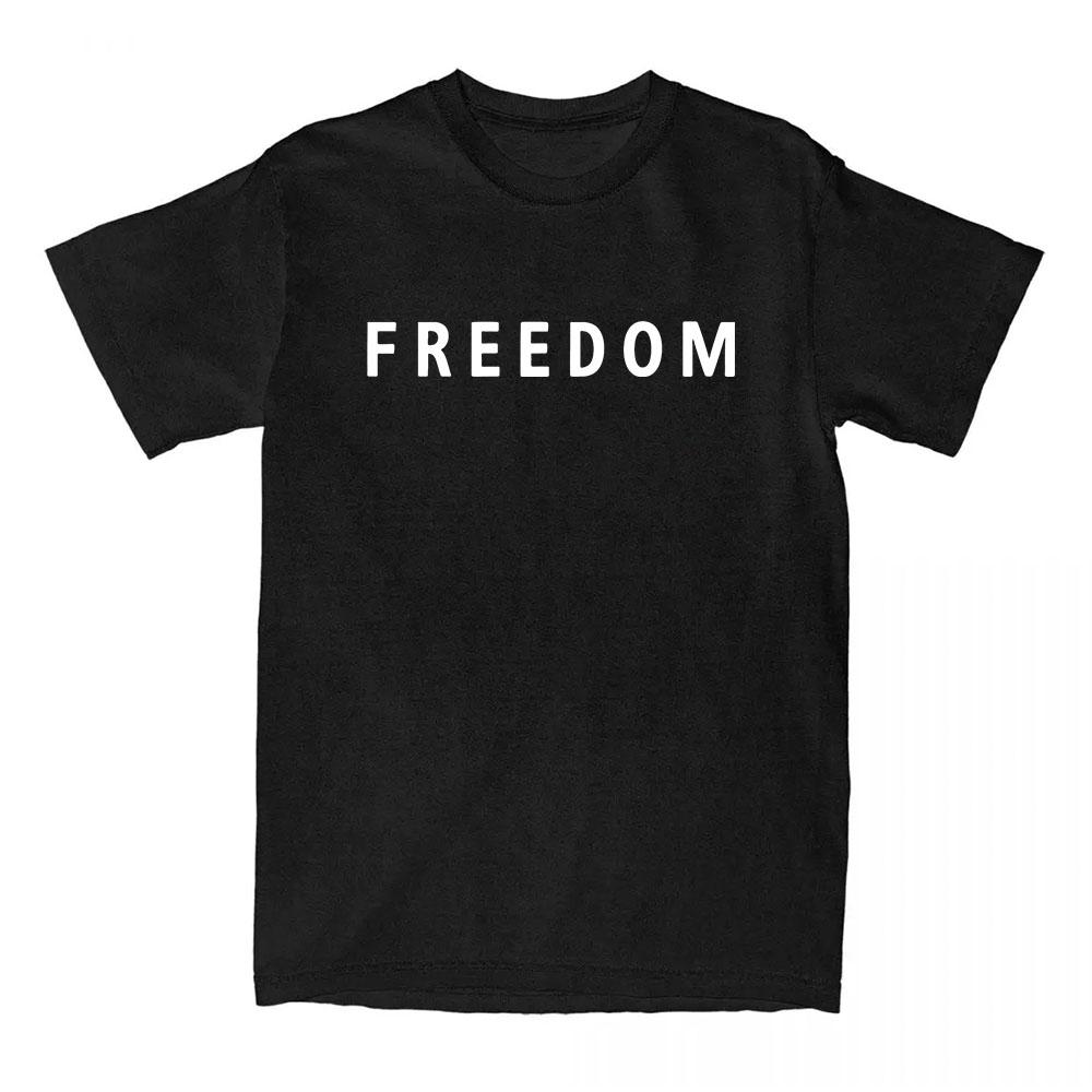 Svoboda Charlie Kirk Tričko Bavlna Volné Ležérní Dámské/Pánské Trička Unisex Streetwear Amerika Americká Móda Dámská Trička