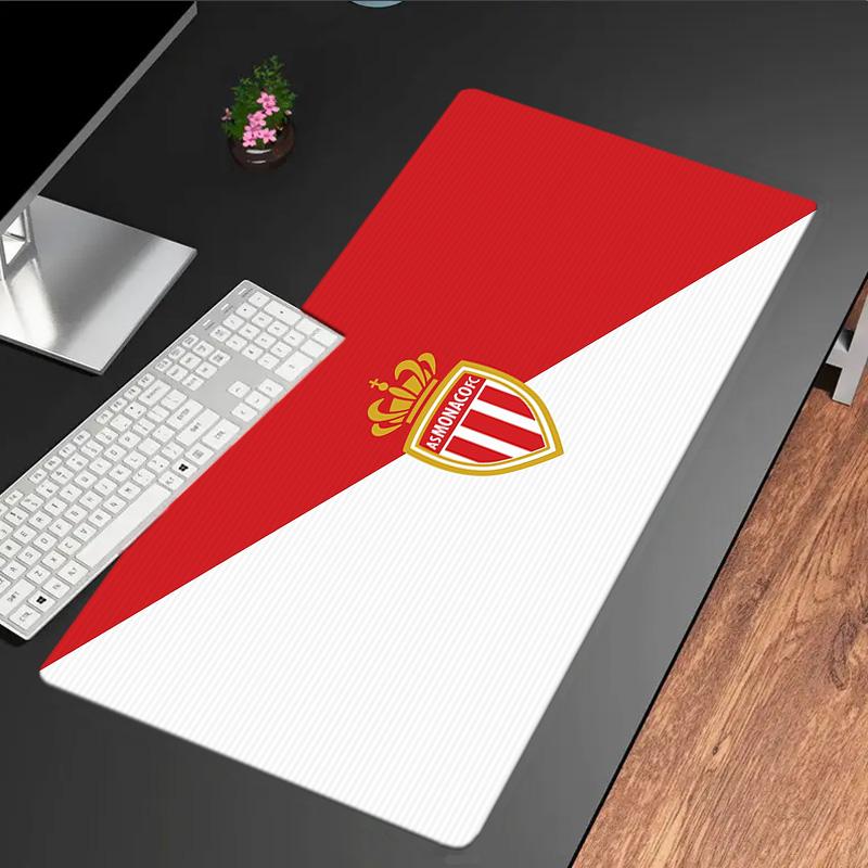 As Monaco Fc Crest Mouse pad Mouse pad, Gaming Mouse Pad, keyboard pad, Desk Decor for computer notebook Fan Gift Birthday Gift