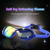Professional Swim Glasses Anti-Fog Electroplate Diving Glasses Adjustable Swim Race Goggles for Women Men Youth Kids