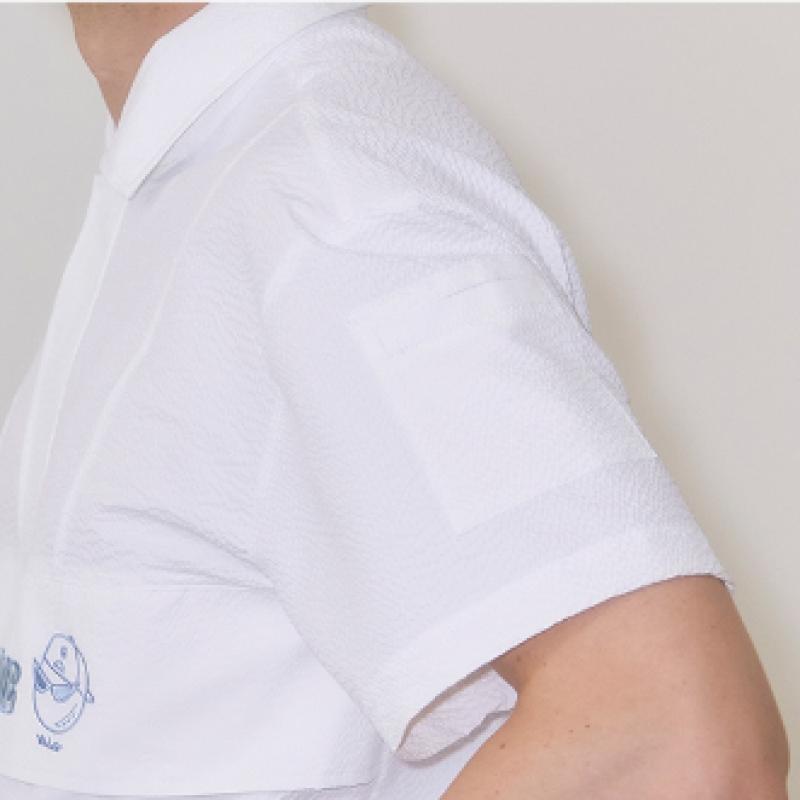 Goxo Short Sleeve Anorak Light Fit White