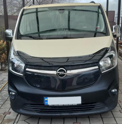 Winter Grille Cover Glossy for Opel Vivaro 2015-2019