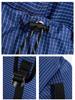 Large Capacity Plaid Drawstring Backpack: Lightweight, Versatile for Outdoor Sports & Travel
