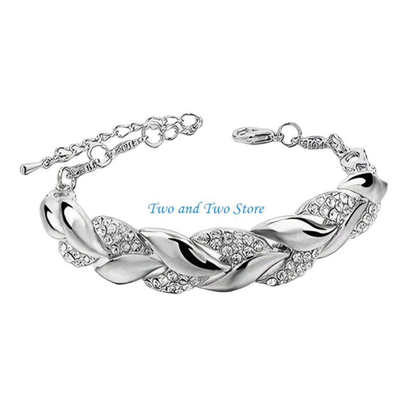 HX6F Fashionable Design Gold Silver Adjustable Bracelet for Women Great Gift