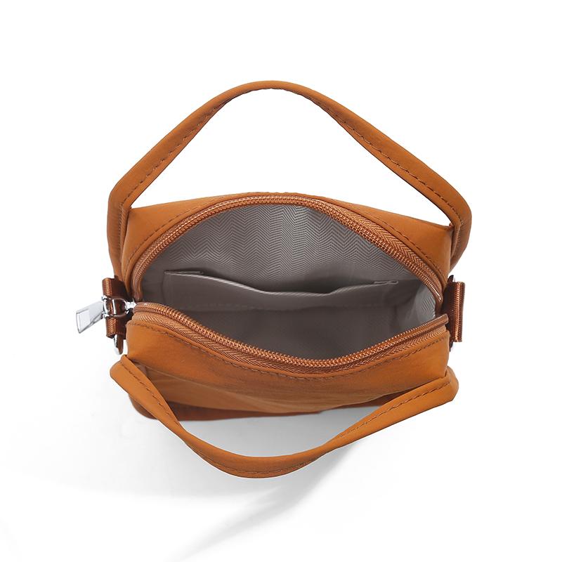 Women's Nylon Handbag Solid Color Mobile Phone Bag Multi-functional Shoulder Crossbody Bag
