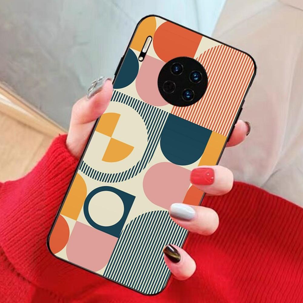 

Geometric Bauhaus art Phone Case For Huawei Mate 10 20 30 40 50 lite pro Nova 3 3i 5 6 SE 7 pro 7SE Huawei Mate 10