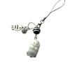 Flocked Sea Otter Phone Chain Furry Penguin Bear Keychain Cartoon Animal Doll Charm Pendant Earphone Case Lanyard Bag Decor